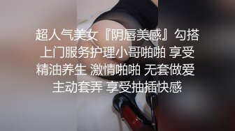 大波浪性感美腿小姐姐！开档黑丝丁字裤，半脱下内裤