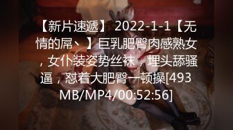 【新片速遞】 2022-1-1【无情的屌丶】巨乳肥臀肉感熟女，女仆装姿势丝袜，埋头舔骚逼，怼着大肥臀一顿操[493MB/MP4/00:52:56]