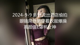 2024-9-9 新台流出酒店偷拍❤️眼镜屌丝男穿着衣服爆操高颜值E罩杯女神